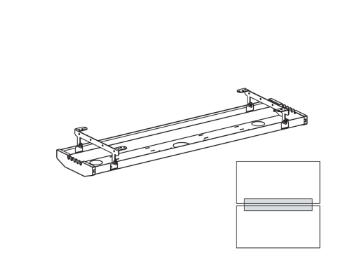 Goulotte passe câbles pour bench PLAY