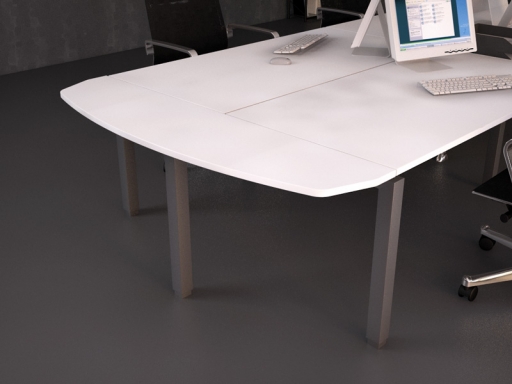 Extension semi-elliptique pour bureau AKKA