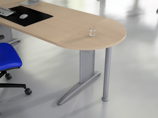 Complément demi-rond pour bureau