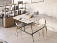 Normatic - Extension de convivialité pour table haute de coworking FLEXY