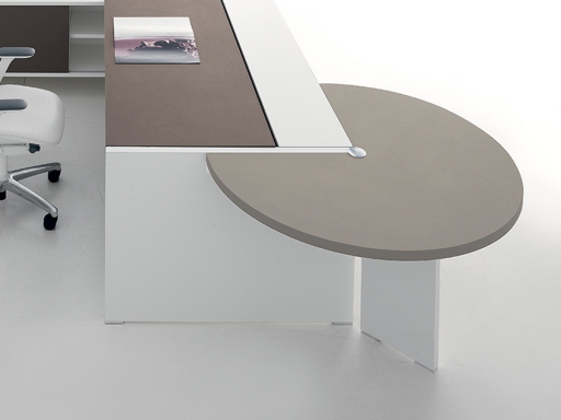 Extension de convivialité ronde pour bureau de direction STERLING