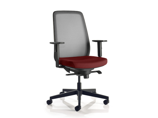Siège de bureau contemporain, dossier résille