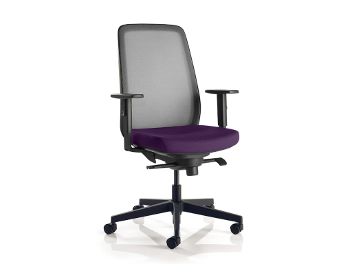 Siège de bureau contemporain, dossier résille