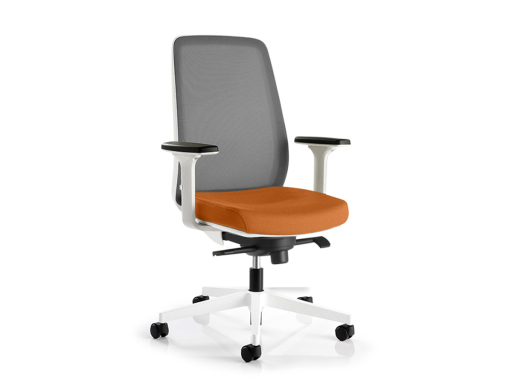 Siège de bureau contemporain, dossier résille