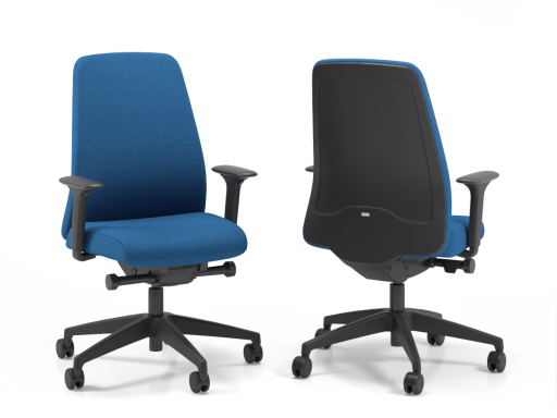 Siège de bureau EVERYis1 dossier tapissé, qualité allemande