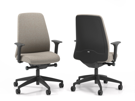 Siège de bureau EVERYis1 dossier tapissé, qualité allemande