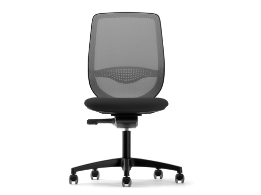 Siège de bureau dossier résille ORION structure noire