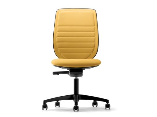 Siège de bureau tapissé ORION structure noire