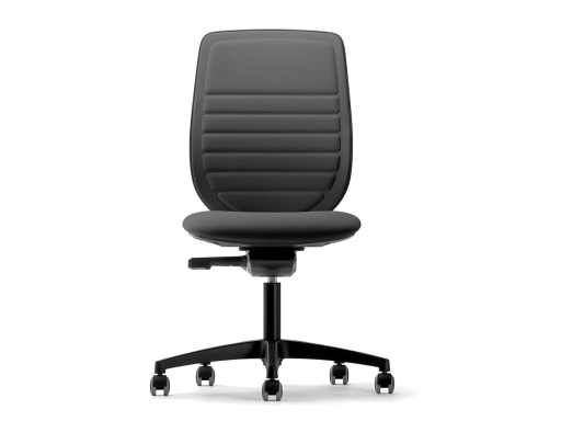 Siège de bureau tapissé ORION structure noire