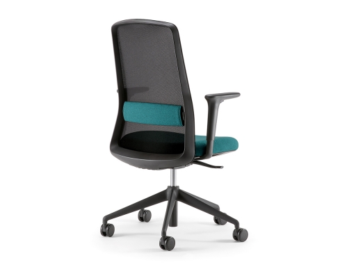 Siège de bureau contemporain design, dossier résille