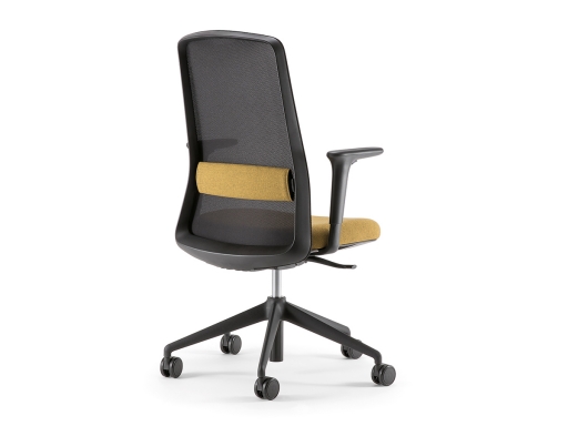Siège de bureau contemporain design, dossier résille