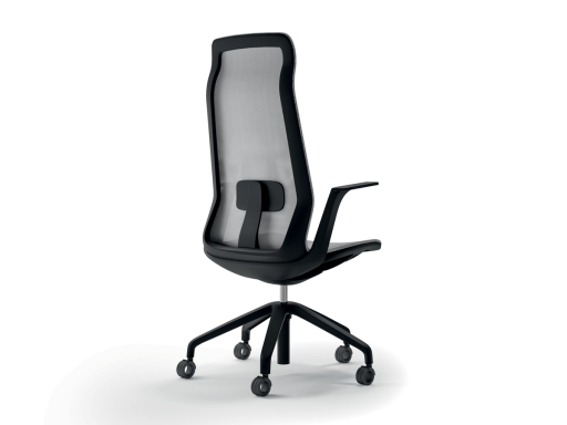 Fauteuil haut design en résille