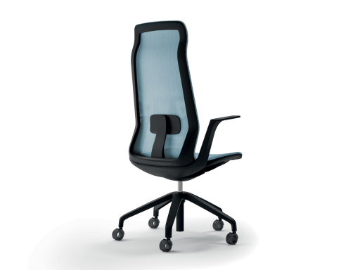 Fauteuil haut design en résille