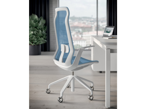 Fauteuil haut design en résille