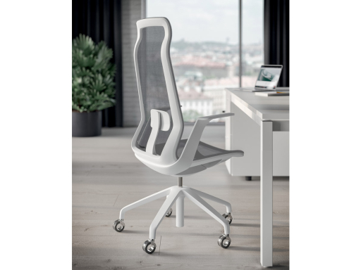 Fauteuil haut design en résille