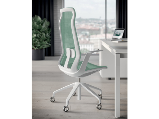Fauteuil haut design en résille