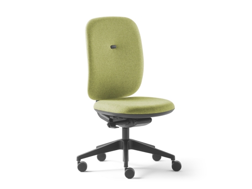 Siège de bureau dossier tapissé, made in France