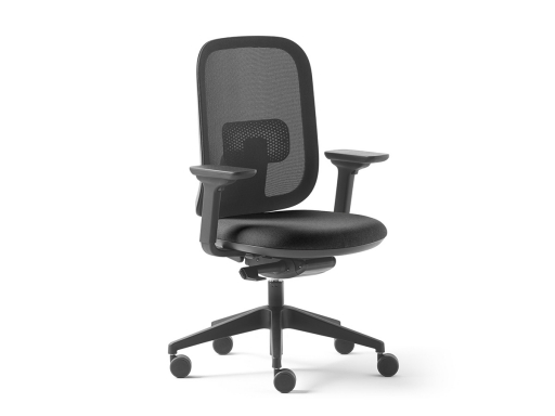 Fauteuil de bureau dossier résille, made in France