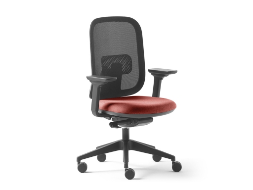 Fauteuil de bureau dossier résille, made in France