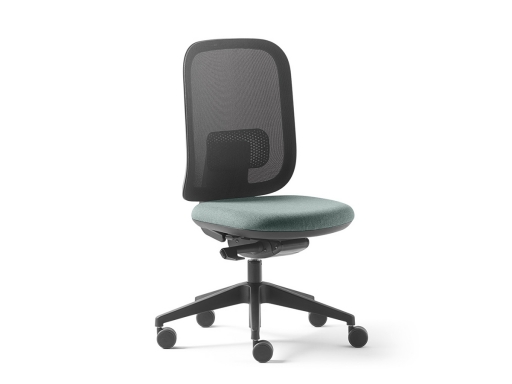 Fauteuil de bureau dossier résille, made in France