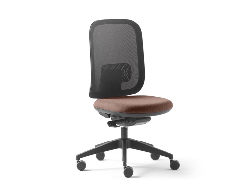 Fauteuil de bureau dossier résille, made in France