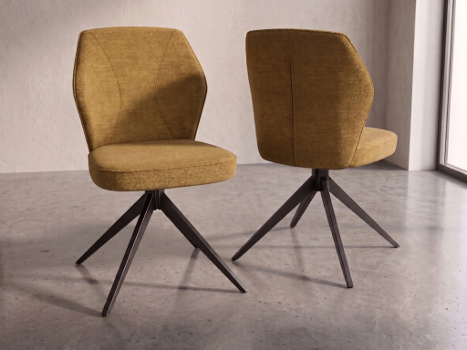 Lot de 2 sièges de réunion DIVO en tissu