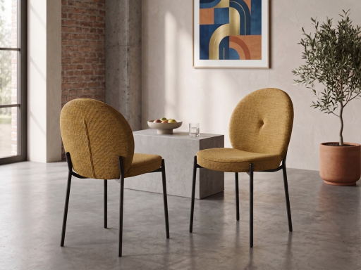 Lot de 2 sièges de réunion ROMA en tissu