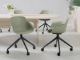 Deskissimo - Lot de 2 sièges pivotants sur roulettes XILO