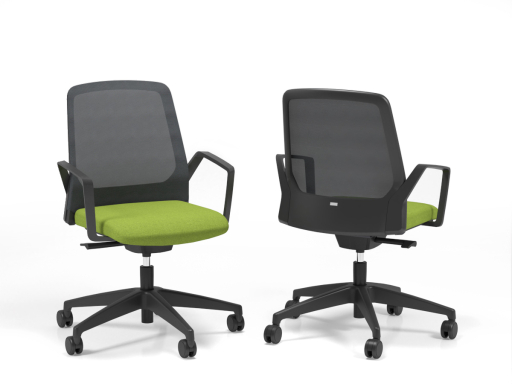 Siège pivotant BUDDY Black, qualité allemande