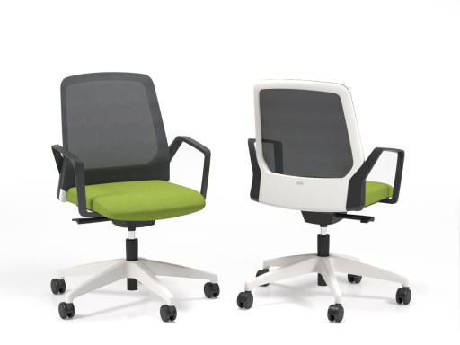 Siège pivotant BUDDY White, qualité allemande