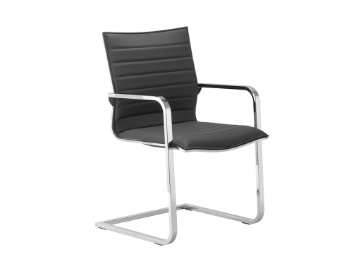 Siège de réunion SERENITY pied luge chromé