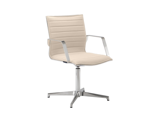 Siège pivotant en cuir SERENITY