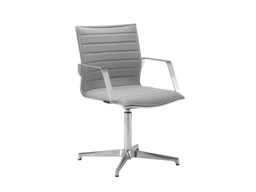 Siège pivotant en cuir SERENITY