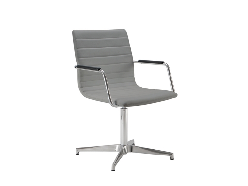 Siège de réunion pivotant en cuir VENUS