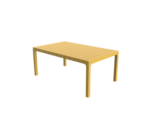Lot de 4 tables basses indoor/outdoor MONACO, fabriqué en Espagne