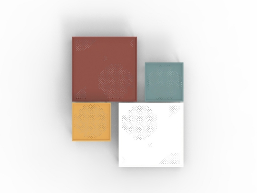 Table basse carrée MOZAIC