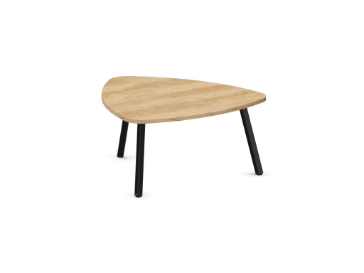 Table basse FLEXY structure métallique et plateau en bois mélaminé, fabriqué en France