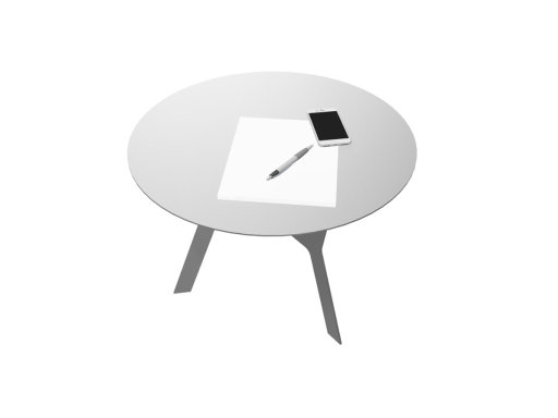 Table de café design en métal, fabriqué en Italie