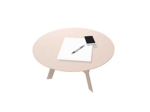 Table de café design en métal, fabriqué en Italie