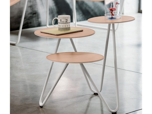 Table basse en cuir design