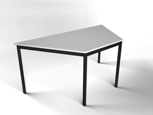 Table collectivité trapèze modulable