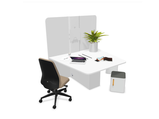 table de réunion connectée design, fabriqué en Italie
