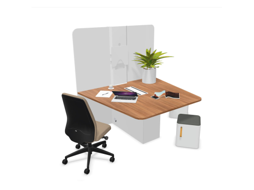 table de réunion connectée design, fabriqué en Italie