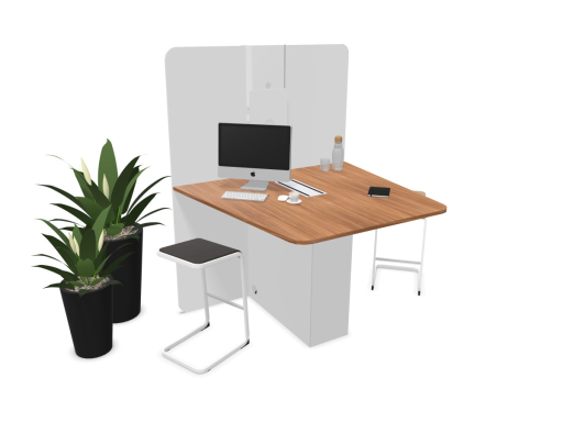 table de réunion haute connectée design, fabriqué en Italie