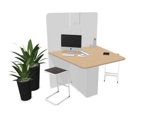 table de réunion haute connectée design, fabriqué en Italie
