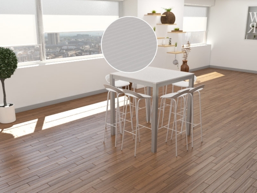 Table de réunion haute design