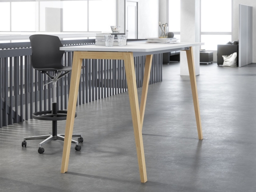 Table haute ARKEN WOOD, fabriquée en espagne