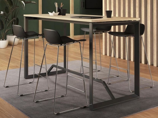 Table haute SPARTACUS, table pas chère fabriquée en Espagne