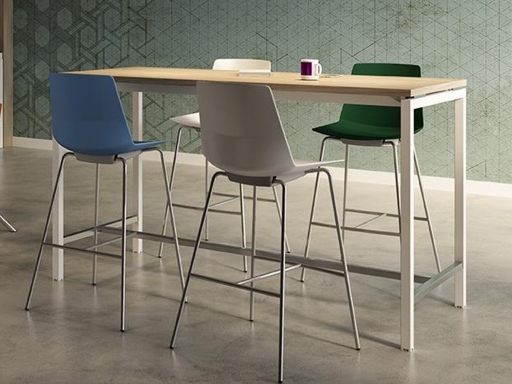 Table de réunion haute