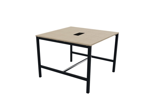 Table haute de coworking en bois, made in France